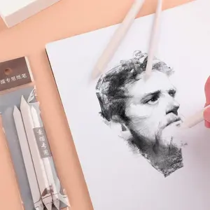 -AURORA- 1 SET ISI 6 PCS PAPER STUMP PAINTING BLENDING PAPER BRUSH UNTUK LUKISAN