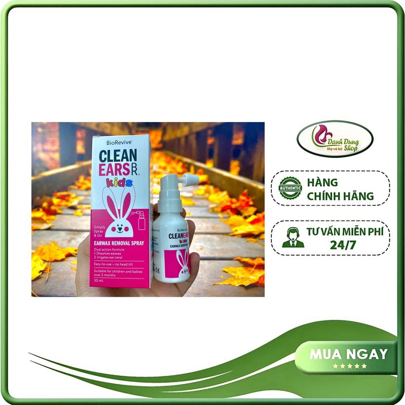 Xịt T.a.n Ráy Tai Cho Bé Cleanears Kids 30ml, Úc (xịt tai) 2