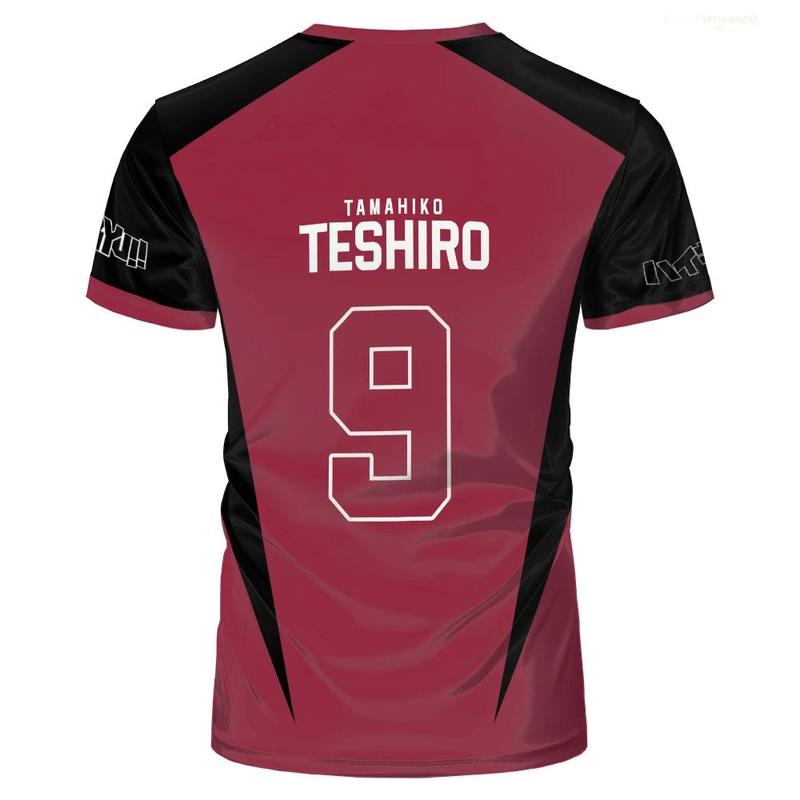 Áo Thun Đồng Phục Haikyuu Nekoma, Chủ Đề Anime, Thiết Kế Kozume Tetsurou Kuroo, Trang Phục Hóa Trang, Câu Lạc Bộ Bóng Chuyền Trung Học, Áo Thun Quần Áo Thể Thao Nam, Áo Thun ngắn Tay, Thích Hợp Cho Nam Và Nữ, Quần Áo 6