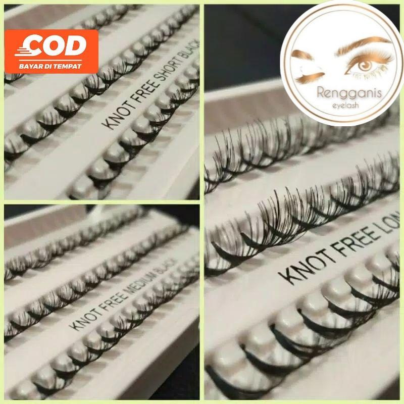 Exstra Lentik dan Tebal Bulu mata tanam Knot Free Eyelash exstension [COD] 0