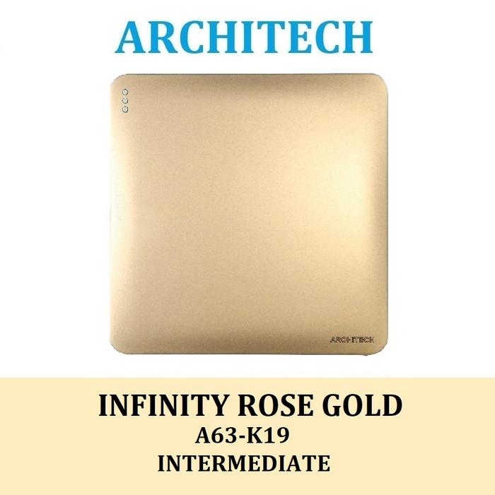Gambar Architech Infinity A63-K19 Gold Sakelar/SAKLAR/CETEKAN INTERMEDIATE - INTERMEDIATE dari ARCHITECH INDONESIA Kota Administrasi Jakarta Utara Tokopedia