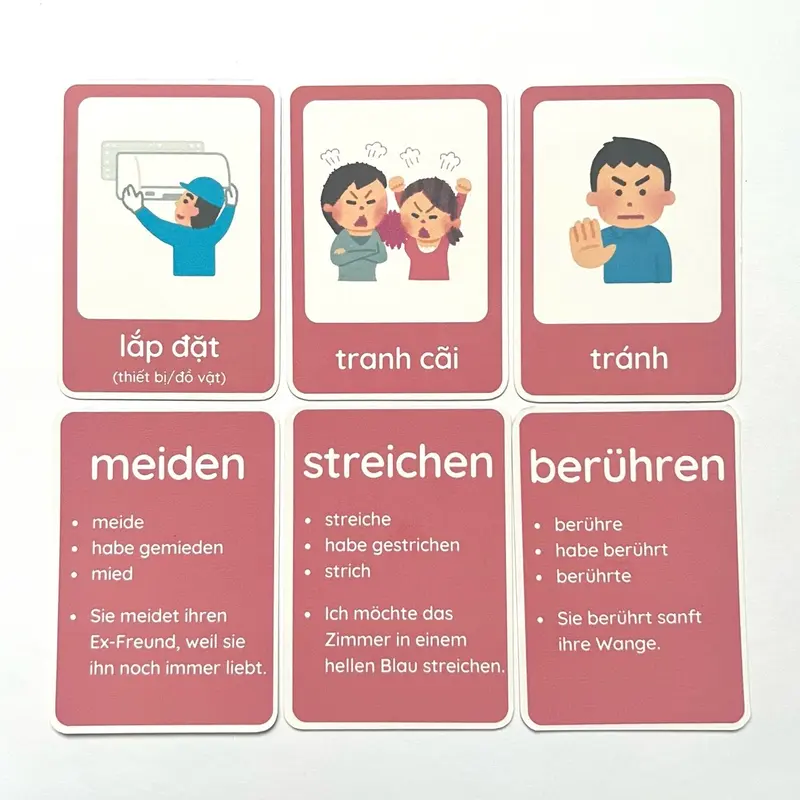 Flashcards Tiếng Đức Trình Độ A2 (850 Thẻ) 3