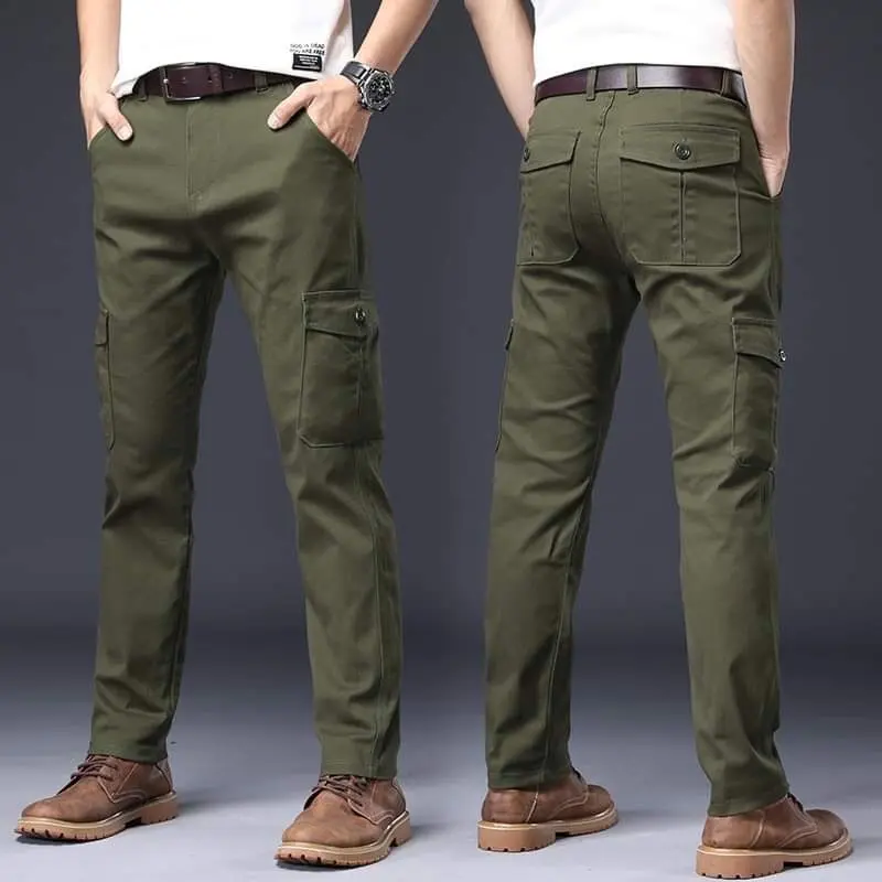 SELUAR KERJA CARGO SIX POCKET BOLEH PAKAI LELAKI DAN WANITA Cotton  Casual Plain.