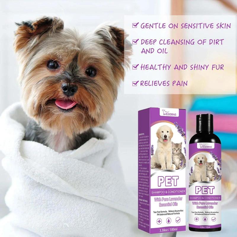 Product Introduction of Pet Shampoo Flea Killer Hair Softening Relieve Itching PH Balanced Cleaning Natural Moisturizing Dog Shampoo for Sensitive Skin 18