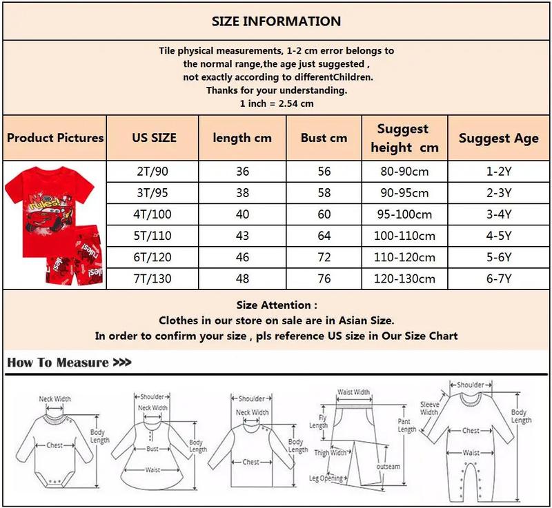 Product Introduction of Summer Children pajamas set Short Sleeve T shirt shorts car boy pyjamas kids Lightning McQueen pajamas cartoon baby sleepwear 7
