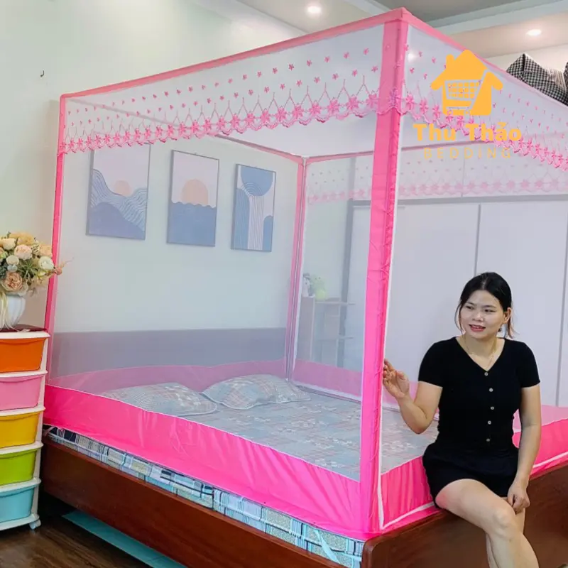 Màn Khung Vuông Không Khoan Tường - Mẫu Mới Nhất Hiện Nay - Bảo Hành 12 Tháng 0