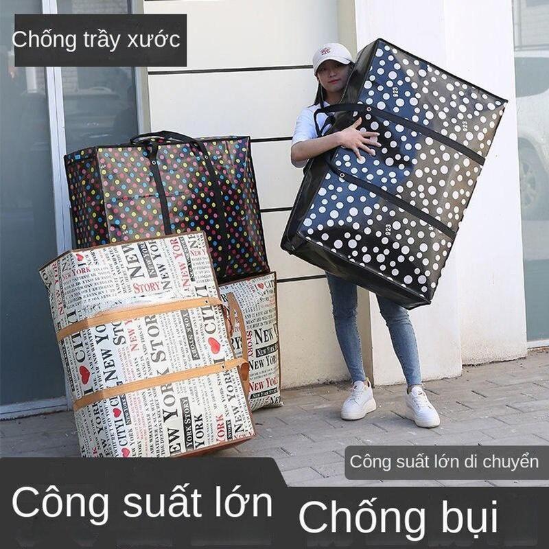 Túi Bạt đựnġ Quần Áo Chăn Màn đựnġ Đồ Size Lớn Nhỏ Đa Năng Chuyển Nhà Chống Nước Có Quai Xách Gọn Gàng