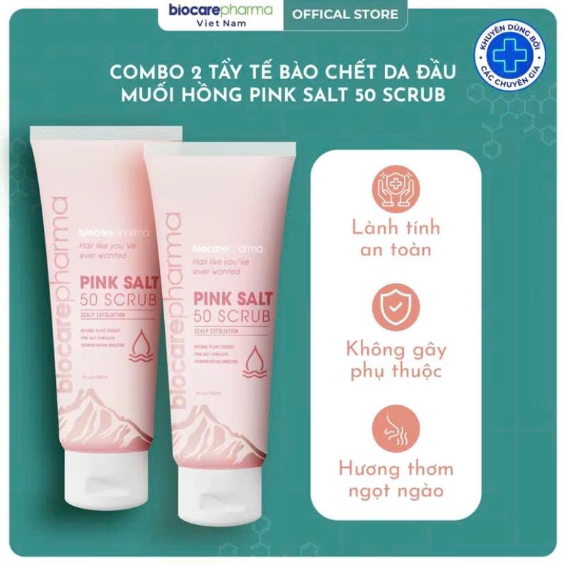 [Mẫu mới 150gr] Tẩy tế bào chết da đầu muối hồng Himalaya Biocare Pharma - Giảm gàu giảm bết tóc giúp phồng tóc giam rung Women Nữ