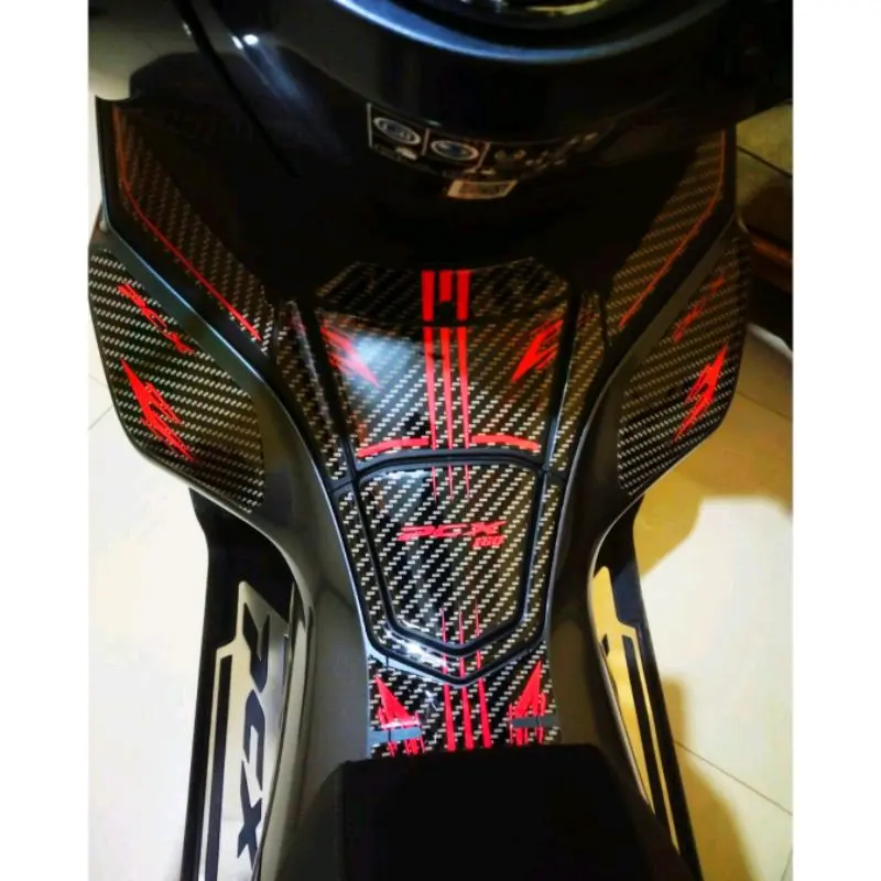sidepad pcx 160 tankpad 160 new 1 set dan samping pcx 160 deck pad pcx timbul