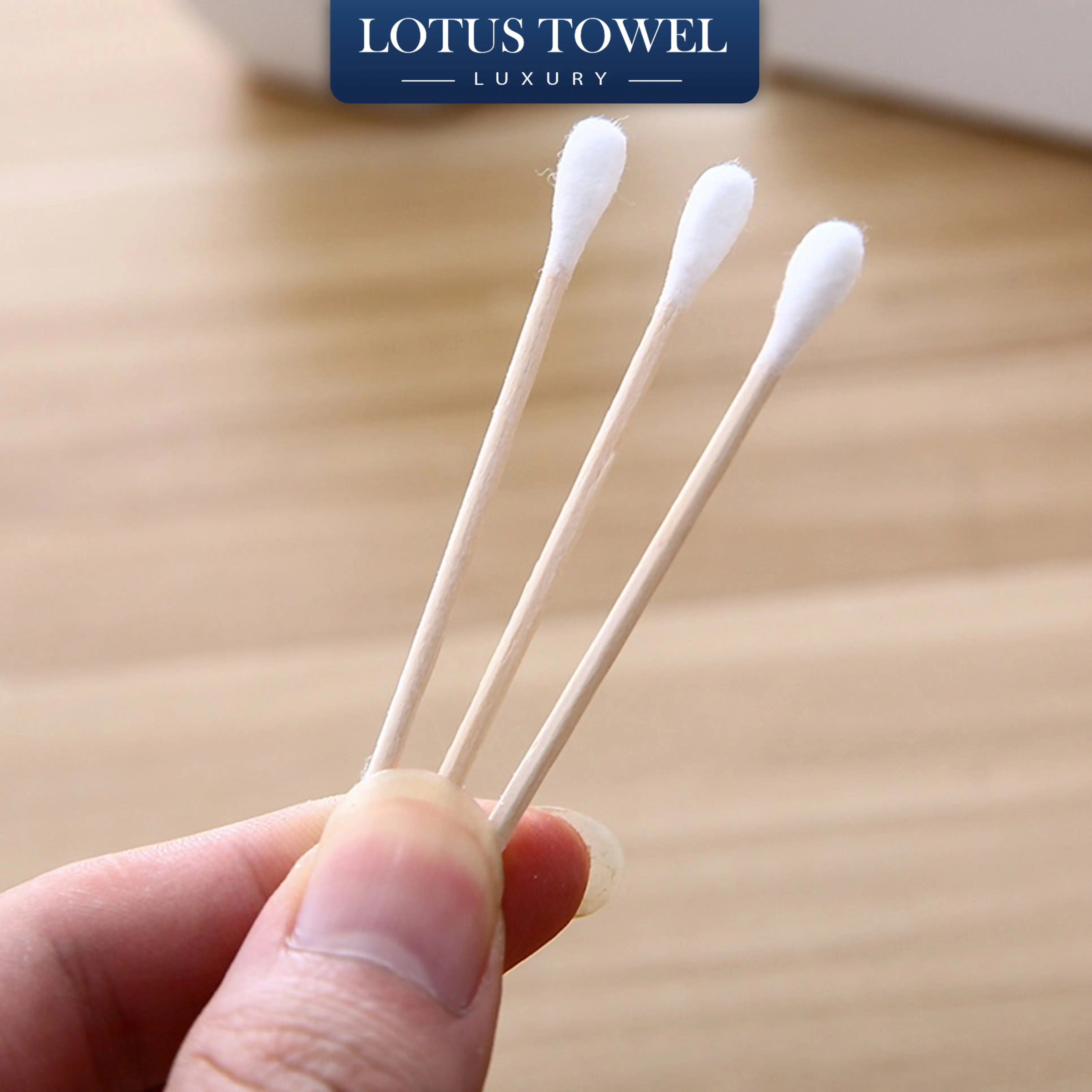 (Tặng kèm đơn khăn bông) Tăm Bông Cotton Kháng Khuẩn SL: 1