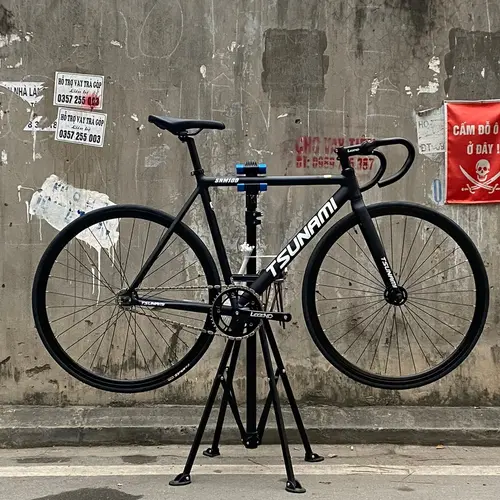Xe đạp fixed gear tsunami snm100 cơ bản