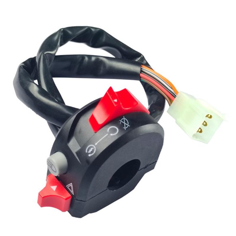 Motorcycle control switch Motorcycle headlight start handlebar - TikTok ...