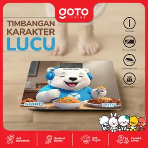 [COD] Goto Living X Mak San Mawmaw Character Body Scale Timbangan Badan Karakter Kartun #CR