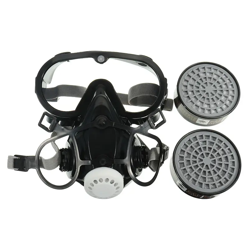 Masker Gas Respirator Full Face with Activated Carbon Filter - SF01 - No Color 3