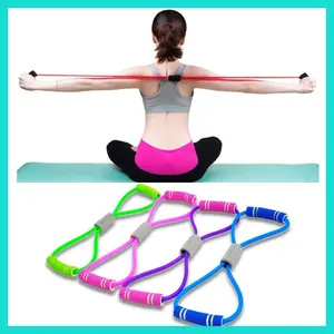 {{ORIGINAL}} Tali Stretching Yoga Fitness Power Resistance (mix colour) ANGKA 8