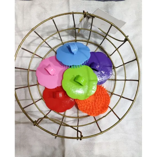 Sisir keramas warna / sisir barber shop / sisir salon / sisir bulat 7