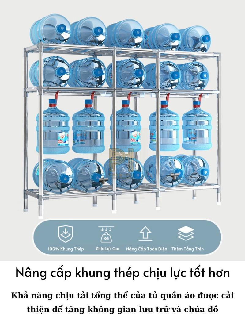 Product Introduction of Tủ Quần Áo Tủ Vải Khung Thép Chốt Thép 5 Buồng 10 Ngăn Cỡ Lớn 250Cm khung thép cỡ lớn treo quần áo gấp gọn thoải mái 28