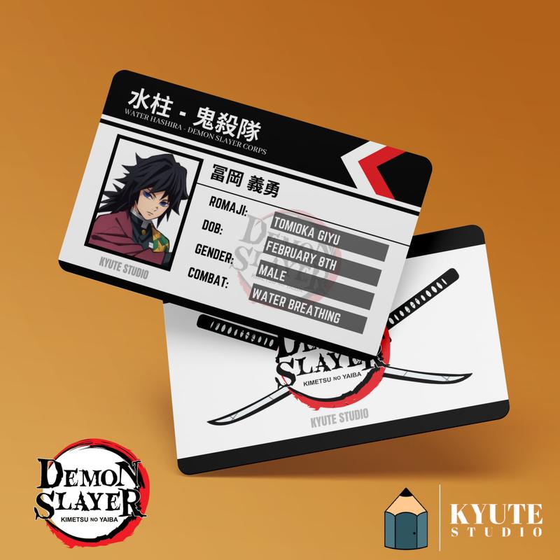 DEMON SLAYER / KIMETSU NO YAIBA ID CARD COLLECTION - TikTok Shop Malaysia