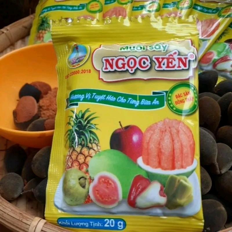 Muối ớt sấy Ngọc Yến 20gr châm trái cây Gia Vị Cay