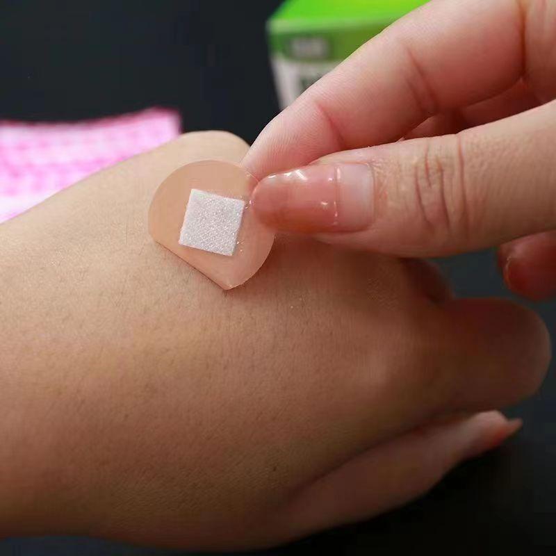 round Small Invisible Waterproof Medical Breathable round Cute Mini Children's Vaccine Stickers Baby Band-Aid Cover Stickers 8
