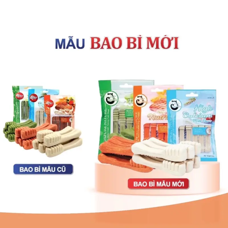 COMBO 5 & 10 GÓI XƯƠNG GẶM ORGO CHO CHÓ 1