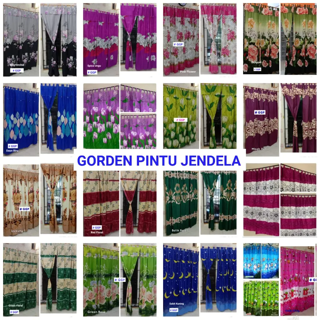 Pekanbaru Tgl 4 April 2025 - Gorden Pintu Jendela Motif dan Polos