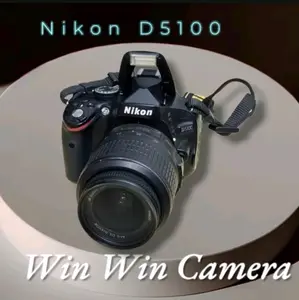 Kamera Camera DSLR Nikon D5100 lensa kit 18-55 DX SD