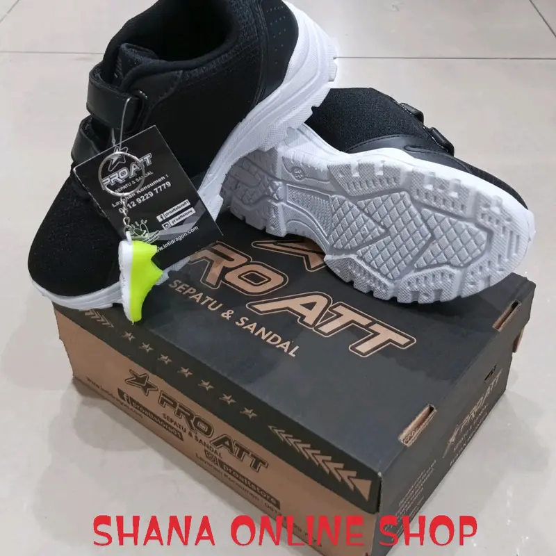 SEPATU SEKOLAH PRO ATT  MODEL MCL 671 V Kreket atau Perekat BERHADIAH MOBIL REMOTE CONTROL CAR 1