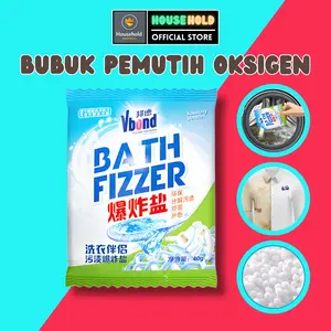 Vbond Bubuk Pemutih Oksigen Pembersih Noda Membandel Aman untuk Baju Bayi Putihkan Pakaian Kuning Formula Jerman Oxi Active 0323