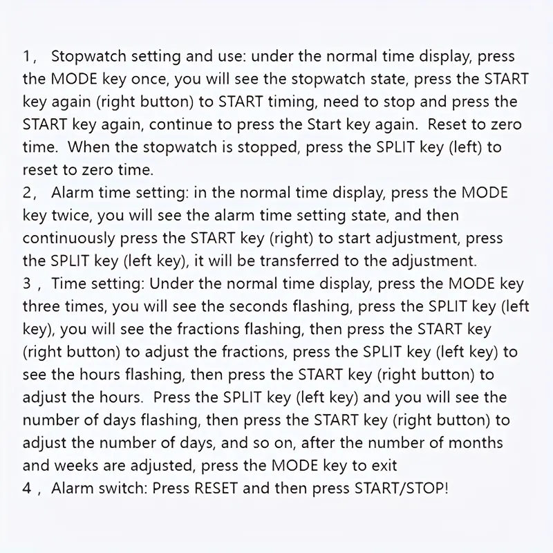 1pc Electronic Stopwatch, Multifunctional, Digital Display, Battery Powered, 36V, ABS Material, Non-rechargeable Button Battery (Diameter20mm), with Referee Timer, for Sports, Fitness, Running, Track and Field Training, Birthday, Christmas 3