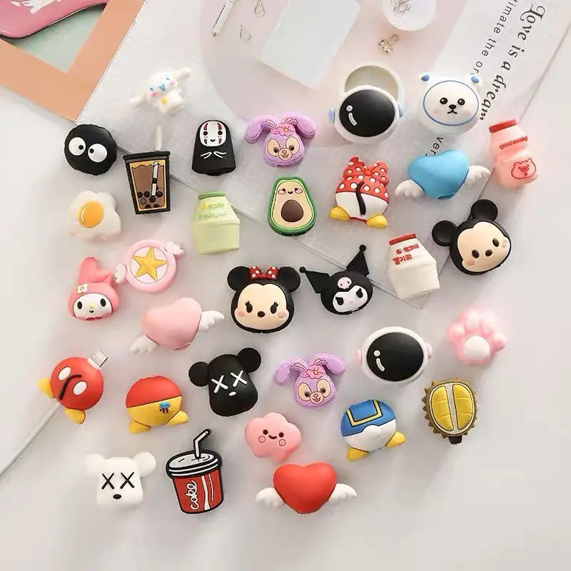 [BUY-ONE-GET-ONE-FREE] Random shipping phone charging cable protection button Smartphone Cellphone Mobile Electronic