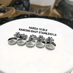 10 pcs kancing baut motor stainless L6 kancing baut L stainless drat 12 tutup baut L6 stenlis  Kunci Motorcycle