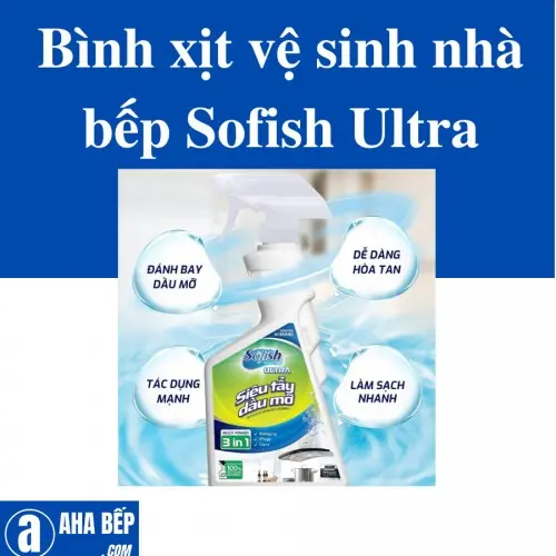 Bình xịt vệ sinh nhà bếp Sofish Ultra. HÀNG CHÍNH HÃNG