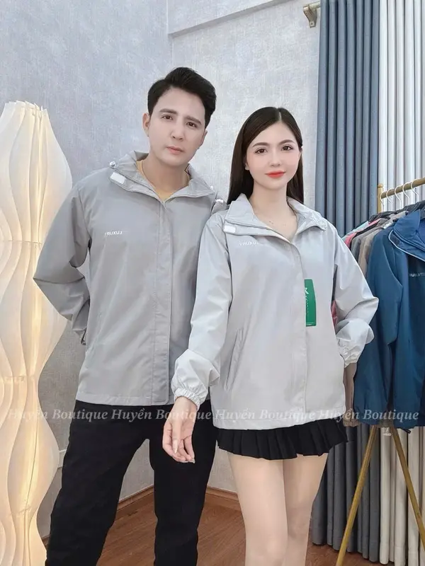 Áo khoác gió nam nữ LUXURY Cản Gió,Chống Thấm Nước,Cản Bụi,Thoải Mái Khi Mặc,Phong Cách Trẻ Trung,Năng Động 3