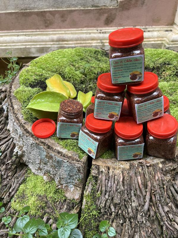 Combo 5 lọ gia vị Chẩm chéo Tây Bắc 210g/lọ (Tặng 20 hạt dổi nếp) Hữu cơ Tự nhiên Không chứa sữa Bột bộtngọt vịmuối muoi  haohao