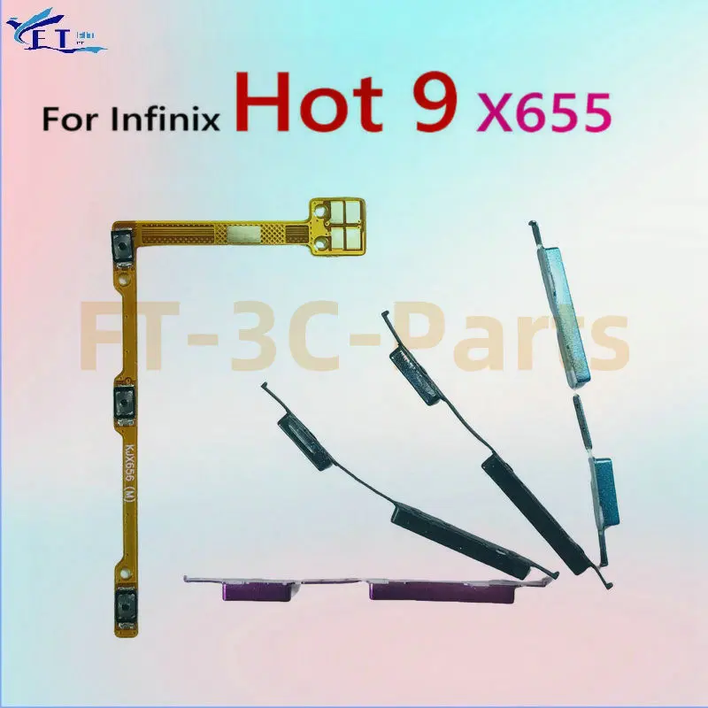 For Infinix Hot 9 X655 X655C X655F Power on off Volume Side Button Flex ...