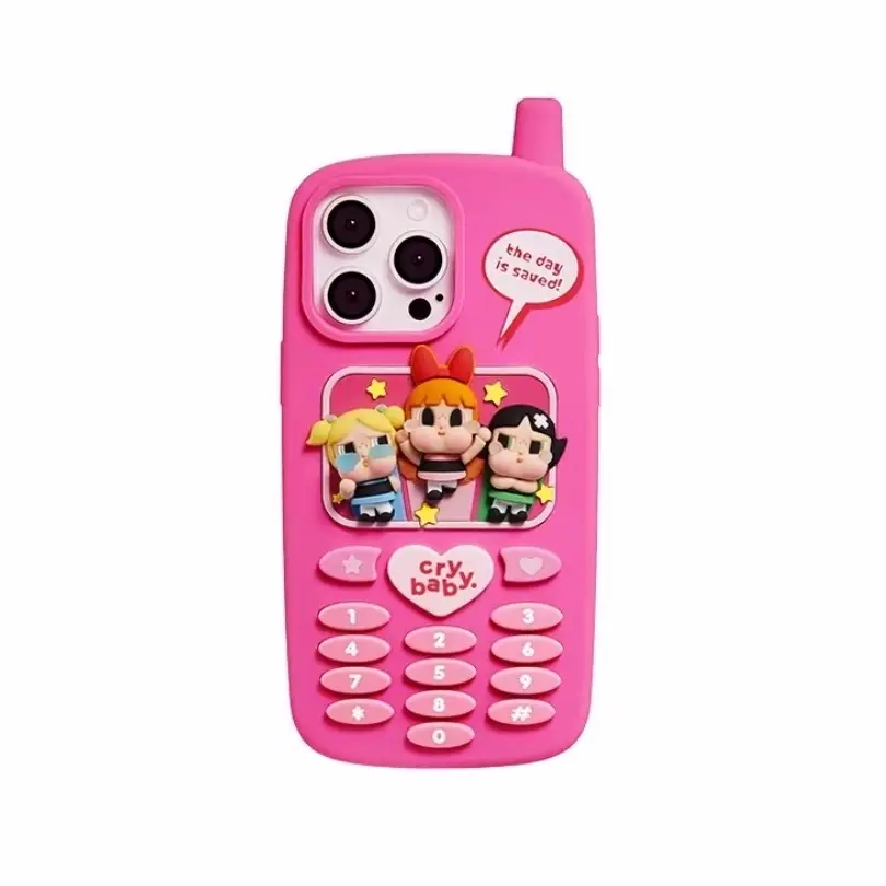 พร้อมส่ง ของแท้100%  เคสโทรศัพท์มือถือ 15 Promax Crybaby X PowerPuff