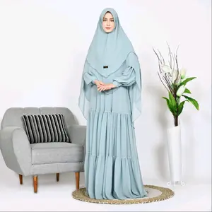 Gamis syar'i regina aplikasi payet,S,M,L,XL,big size kapake by iyank