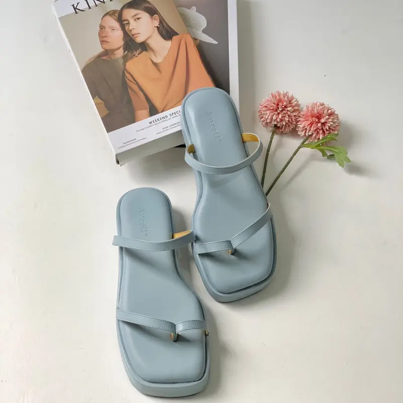 Sandal Platform Lucia Big Size 41-46 Garansi 60 Hari Karet 4