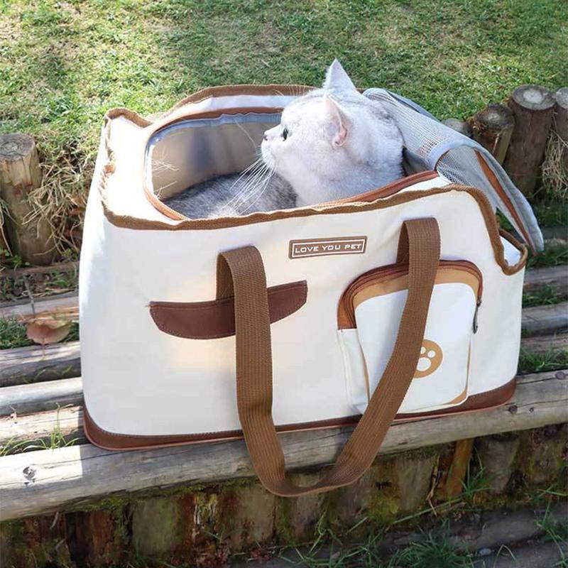 Product Introduction of Durable Handheld Hoopet Toast Cat Bag Portable Breathable Dog Carrier Thickened Zipper Pet Carrying Bag for Cats Puppy 15