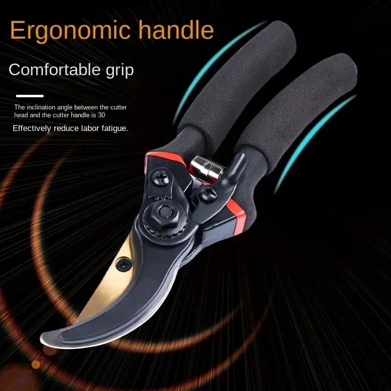 Product Introduction of Gunting Pemangkasan, Alat Taman, Pemangkas Cawangan Tumbuhan dan Pemotong, Gunting, Pruner, Diperbuat daripada Keluli Tebal, Sesuai untuk Memotong Pokok dan Pokok Buah-buahan, Alat Pemangkas Tangan Berkebun Tools 8