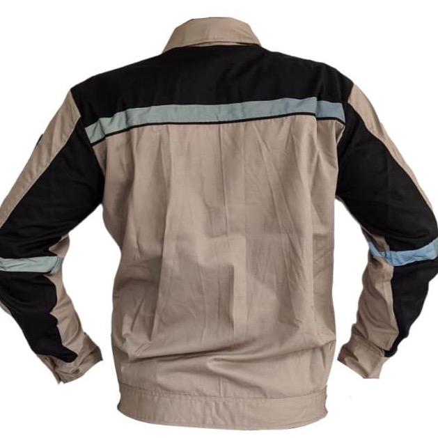 BAJU PROYEK KEREN / BAJU KERJA PRIA PROYEK COKSU HITAM Wearpack Safety 3