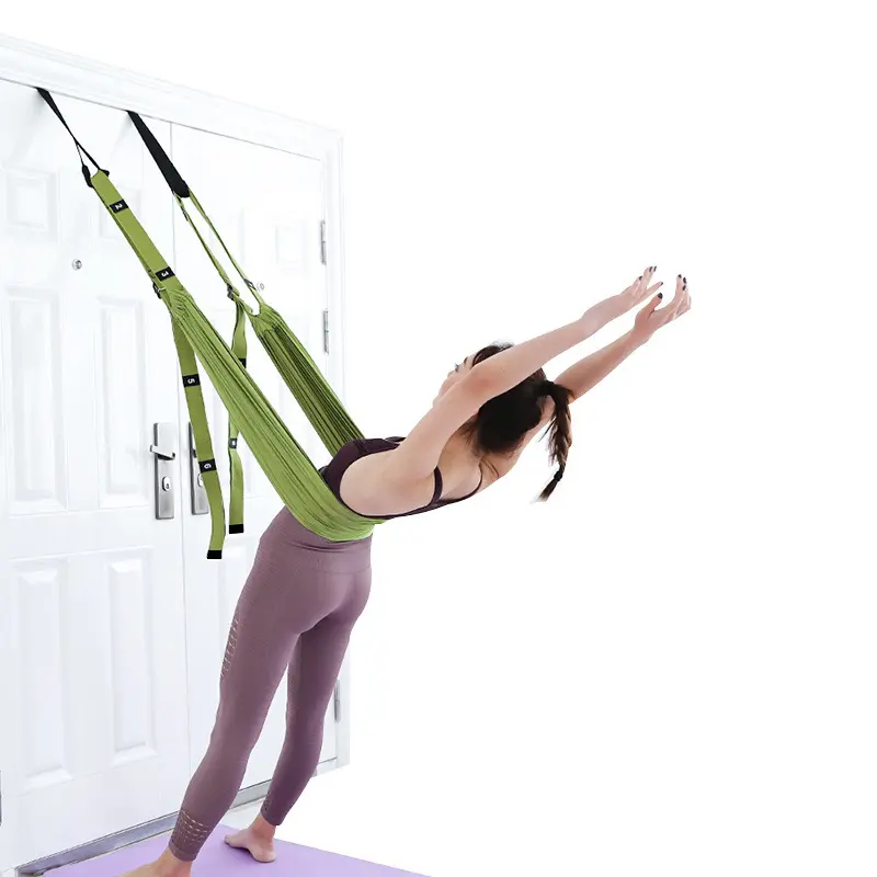 Đai vải tập yoga tại nhà cho người mới bắt đầu 1