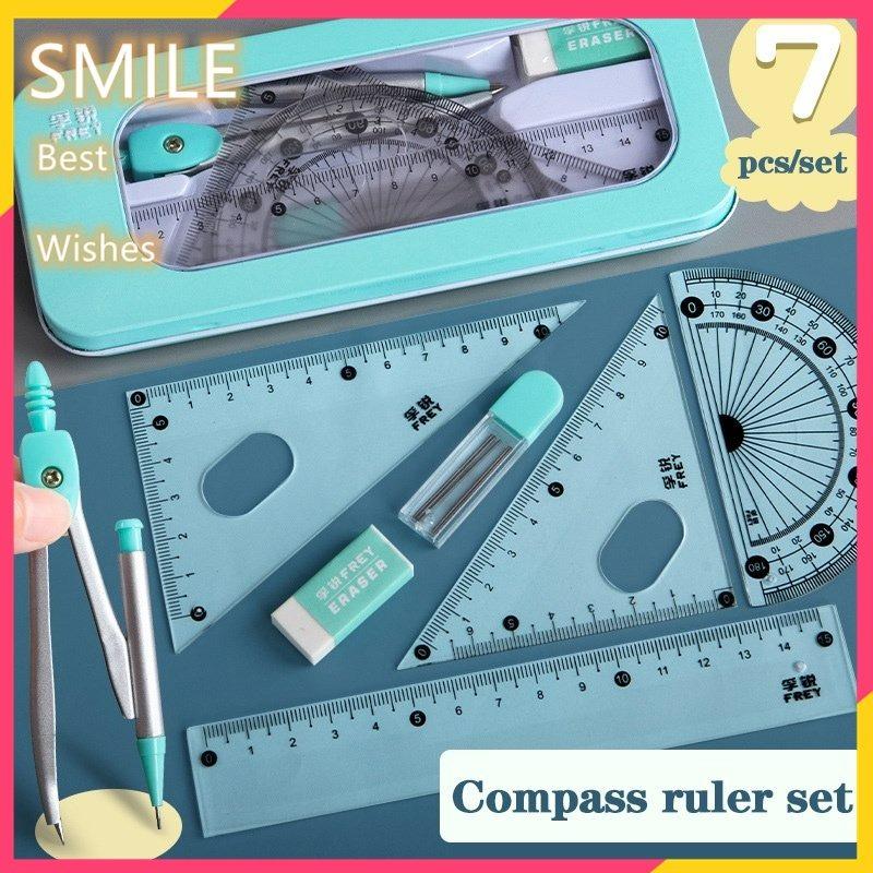 Special for examination/compass/student ruler set 7-piece se - TikTok ...