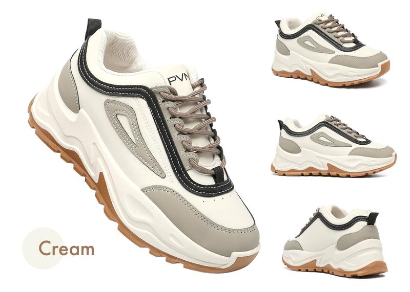 Product Introduction of PVN Hyemi K-pop Sneakers Cream shoes casual sport wanita 606 2