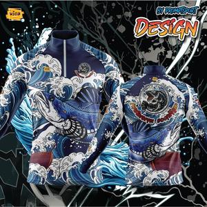 เสื้อตกปลาพร้อมตาข่ายกันแดด สไตล์เสื้อแขนยาว สามารถกำหนดชื่อเองได้ ชุดกีฬาปักลาย เหมาะสำหรับทั้งชายและหญิง เนื้อผิว พร้อมฟังก์ชั่นป้องกันรังสียูวี เสื้อ  ตก  ปลา  แขน  ยาว