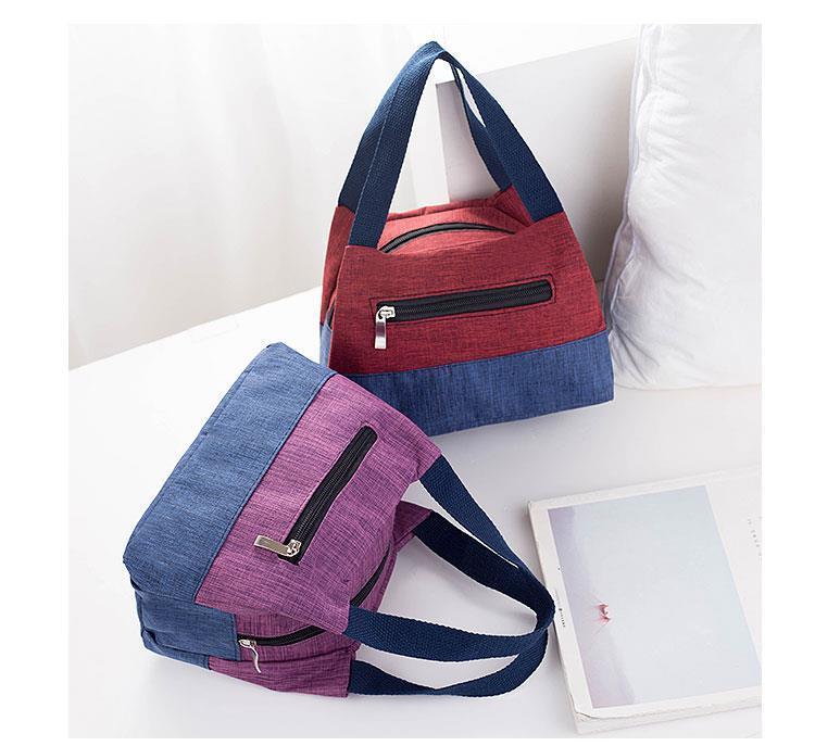 Product Introduction of Túi Nữ, Phong Cách Thường Ngày Vải Oxford Đã Giặt, Túi Ăn Trưa, Túi Messenger Đeo Vai, Túi Vải Bố Nhỏ Túi Xách Mini, Túi Xách Bag 12
