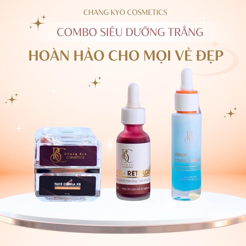Combo Kem Cinula X5 + Pell HA + Serum Meso ( Dưỡng trắng, thu nhỏ lỗ chân lông, căng bóng ) Kiểm soát dầu Tất cả các loại da Skincare.