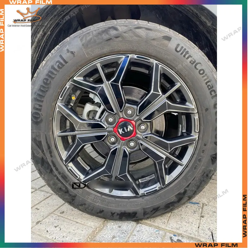 GIÁ BAO GỒM  BÁNH Bộ Decal dán mâm Seltos(5bánh) 6