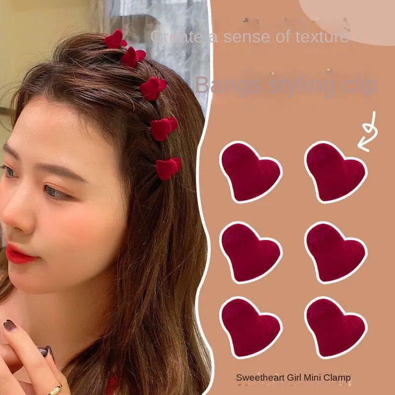 Kẹp Hàm Nhỏ Đổ Xô Tình Yêu Thỏ, Kẹp Tóc Viền Dễ Thương, Kẹp Bên, Kẹp Nhỏ Phụ Kiện Tóc Mini, Dành Cho Nữ, Kẹp Tóc, [Chọn Nóng] 1